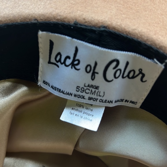 Lack of Color Fedora Hat - The Mirage NEW - Picture 9 of 10